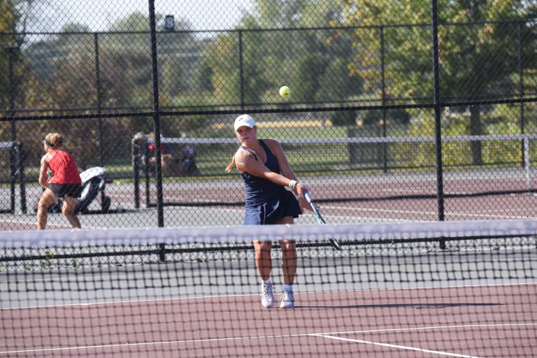 Ottawa-Glandorf's Maggie Schmiedebusch qualified for the Division II state tournament with two wins at the district tournament Wednesday.
